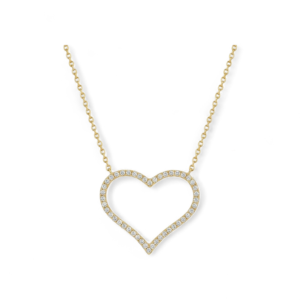 14K Gold Diamond Heart Pendant (0.24ct G/SI)