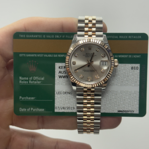Rolex Steel and Everose Gold Datejust 31 278271 sdo