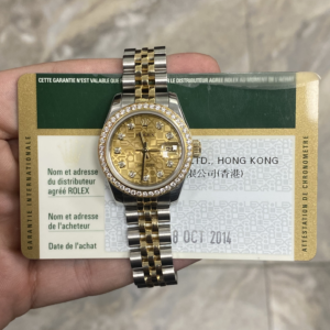Rolex Steel and Yellow Gold Rolesor Lady Datejust 26 179383 rrj