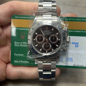 Rolex Cosmograph Daytona Steel / Black 116520-0015