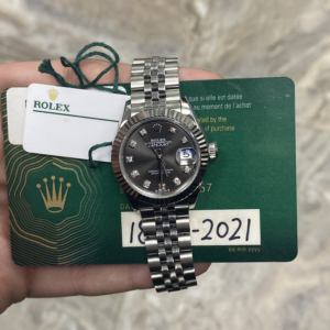Rolex Steel and White Gold Rolesor Lady-Datejust 28 279174 wrj