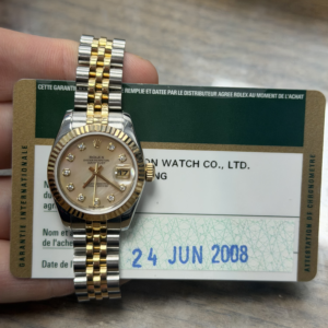 Rolex Steel and Yellow Gold Rolesor Lady Datejust 26 179173 mdj