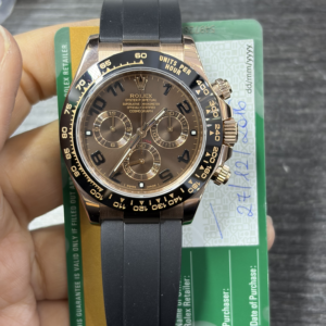 Rolex Daytona 40 Rose Gold / Tachymetre / Chocolate / Strap 116515