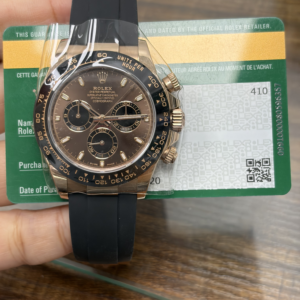 Rolex Daytona 40 Rose Gold / Tachymetre / Chocolate / Strap 116515