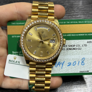 Rolex Yellow Gold Day-Date 40 228348RBR wrp