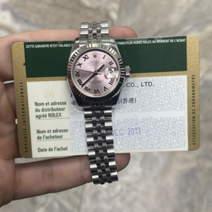 Rolex Steel and White Gold Lady-Datejust 26 179174 wro