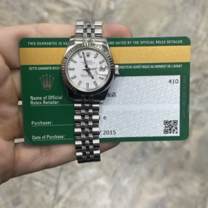 Rolex Steel and White Gold Lady-Datejust 26 179174 wro