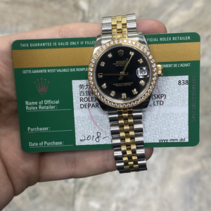 Rolex Steel and Yellow Gold Datejust 31 178383 wdo