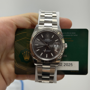 Rolex Datejust 41 Stainless Steel / Fluted / White Roman / Jubilee 126334 WRJ