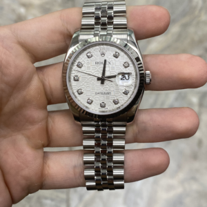 Rolex Steel and White Gold Datejust 36 116234 wsj