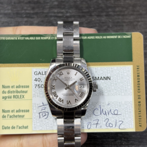 Rolex Steel and White Gold Lady-Datejust 26 179174 sdo
