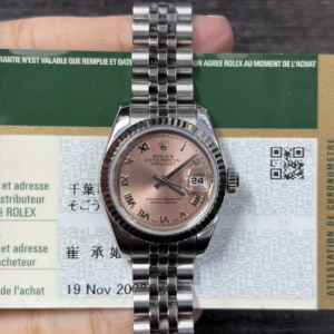 Rolex Steel and White Gold Lady-Datejust 26 179174 prj