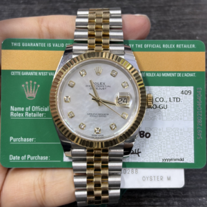 Rolex Datejust 41 Rolesor Yellow Fluted / Jubilee / MOP Diamond 126333-0018