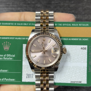 Rolex Steel and Everose Gold Datejust 31 178271 prj