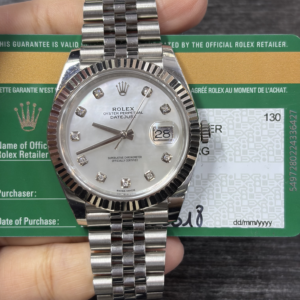 Rolex Steel and White Gold Rolesor Datejust 41 126334 wmdo
