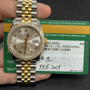 Rolex Steel and Yellow Gold Rolesor Datejust 36 126283RBR wrj