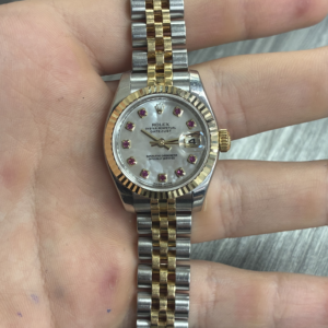Rolex Steel and Yellow Gold Rolesor Lady Datejust 26 179173 wdo