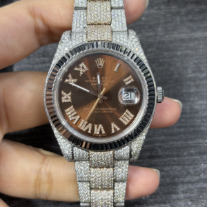 Rolex Datejust 41 Rolesor Everose Fluted / Oyster / Chocolate 126331-0001