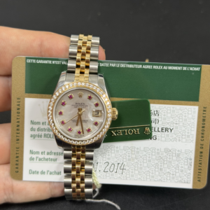 Rolex Lady-Datejust 26 Rolesor Diamond Sunbeam Diamond Jubilee 179383-0011