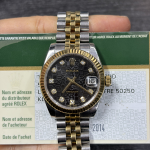 Rolex Steel and Yellow Gold Datejust 31 178273 mdo