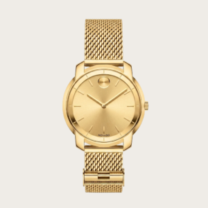 Movado Women’s Gold Mesh Watch – Classic Museum Dial