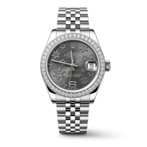 Rolex Steel and White Gold Datejust 31 luxury watch